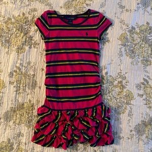 Ralph Lauren Striped Jersey Tee Dress